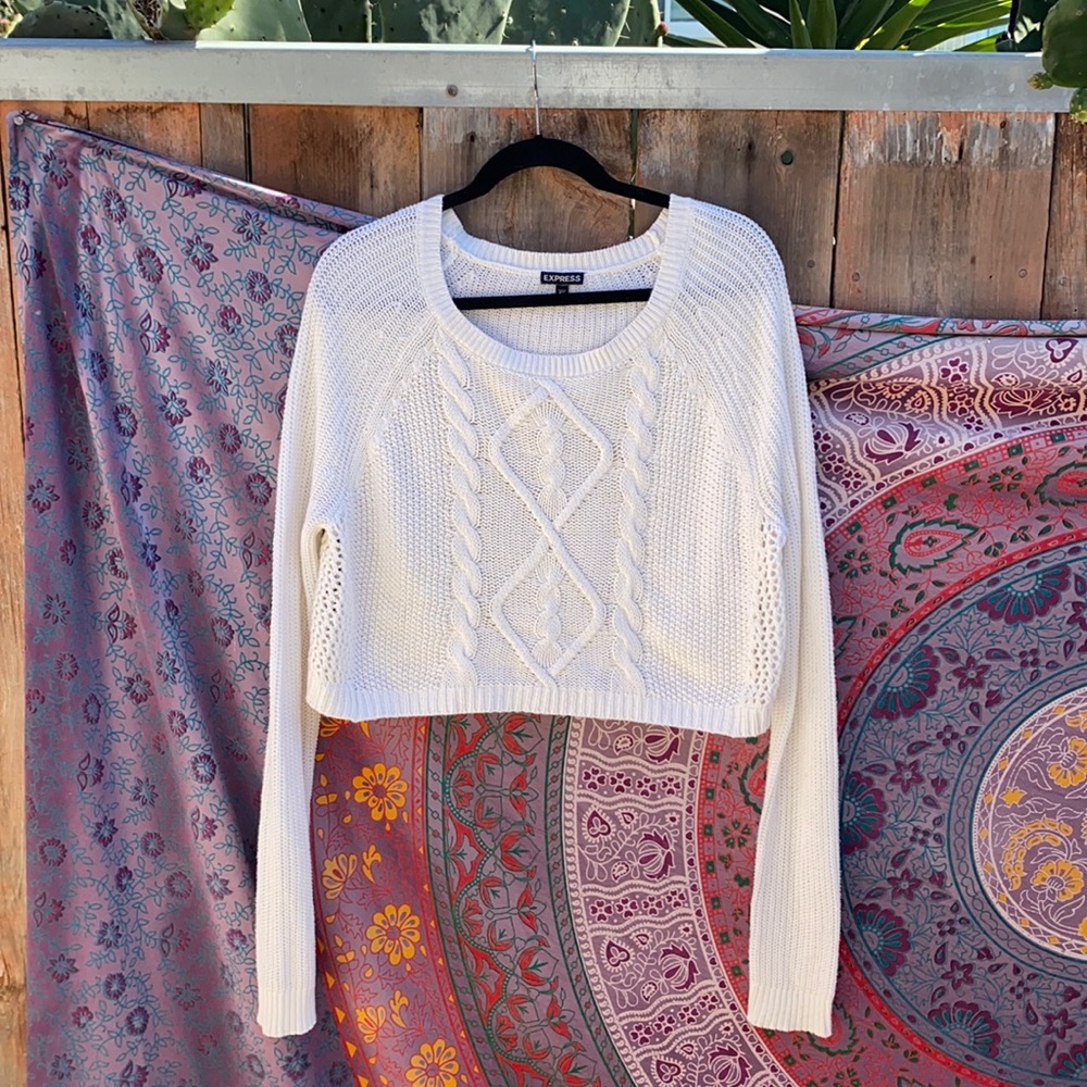 Express Crop Sweater